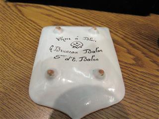 2 RARE ANTIQUE ULYSSES BLOIS E BALON CERAMIC COLLECTIBLES